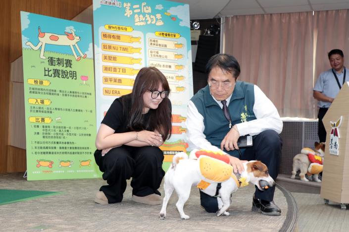 毛孩奔跑萌翻全場！台南虎頭埤第二屆熱狗盃開放報名 黃偉哲邀全……