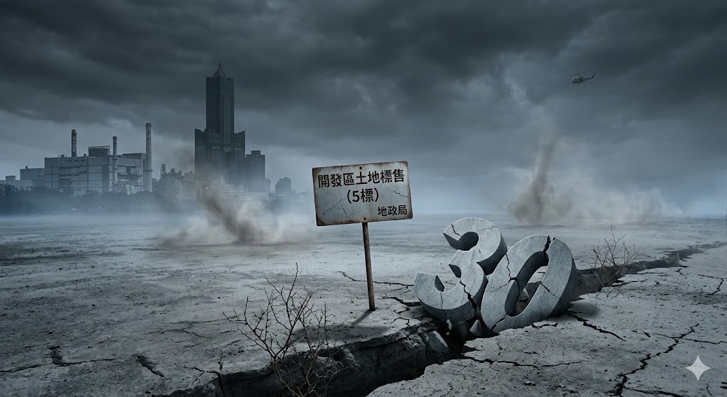 史上最冷五標!二千點股災震垮房市信心,高雄「三字頭鐵律」正面……