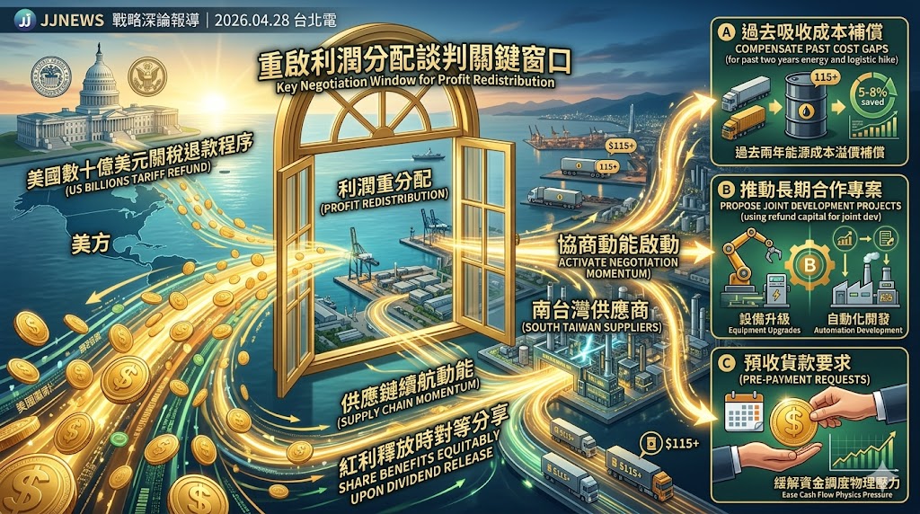 關稅退款僅為短暫物理緩衝 專家籲南台灣企業加速對標 ART 架構強……