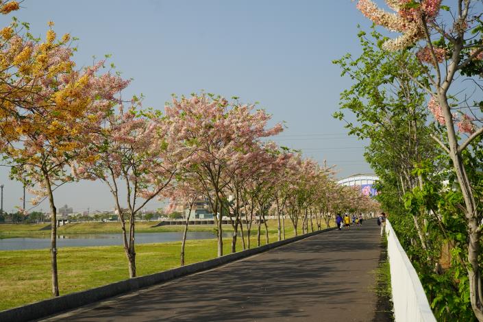 黃偉哲市長極力提升滯洪池量能 打造韌性承洪城市守護家園安全