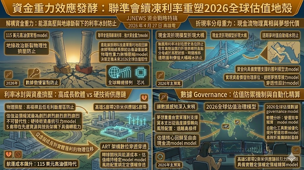 資金重力效應發酵 聯準會續凍利率重塑2026全球估值地殼