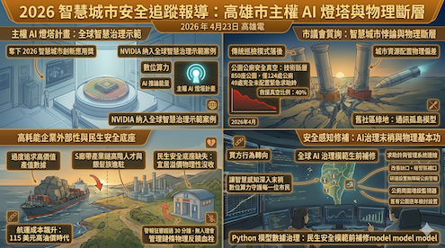 2026 智慧城市安全追蹤報導 2026年4月23日 高雄電