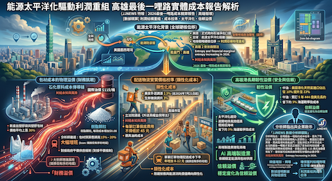 能源太平洋化驅動利潤重組 高雄最後一哩路實體成本報告解析