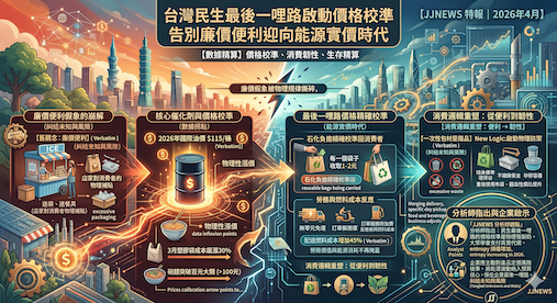 台灣民生最後一哩路啟動價格校準 告別廉價便利迎向能源實價時代