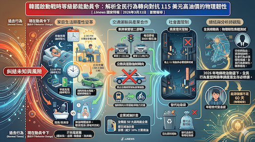 韓國啟動戰時等級節能動員令：解析全民行為轉向對抗 ...