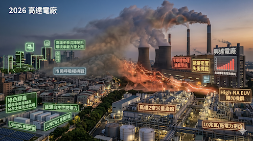 半導體物理過載警訊：高雄 2 奈米量產推升能量密度與環境承載力……