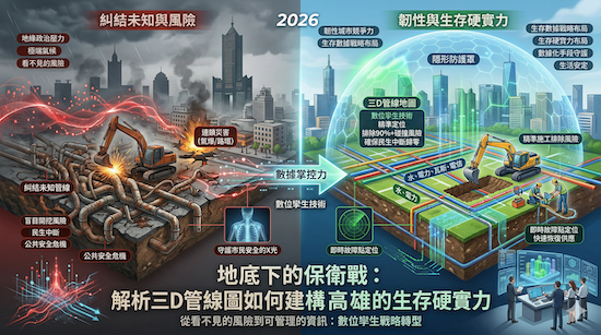 三D管線圖如何建構高雄的生存硬實力