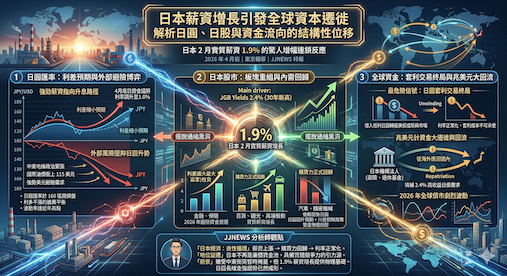 日本薪資增長引發全球資本遷徙 解析日圓、日股與資金流向的結構性位移