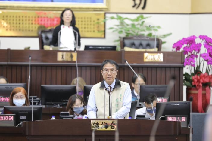 臺南市議會第4屆第7次定期會開幕 黃偉哲率局處首長列席