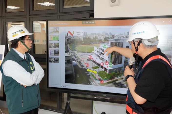 北區區政大樓4/13啟用 黃偉哲視察盼成為行政新地...