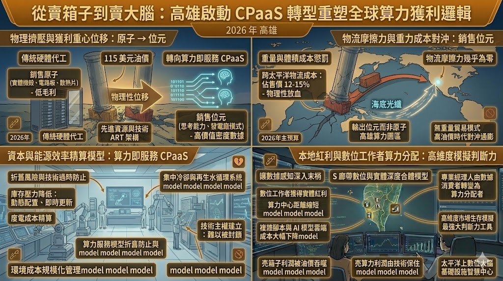 從賣箱子到賣大腦 高雄啟動 CPaaS 轉型重塑全球算力獲利邏輯