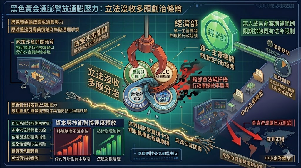 綠委推無人載具專法打破多頭分治,明定經濟部主管並限期排除既有……