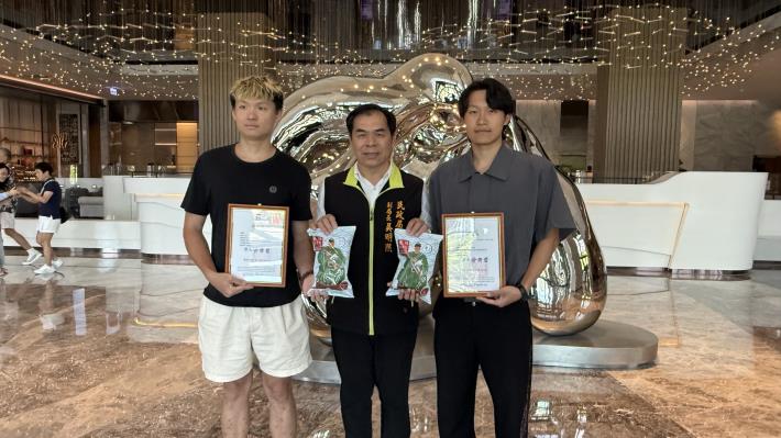 高中生落水獲即時救援　南市府感謝兩名陸籍研究生見義勇為