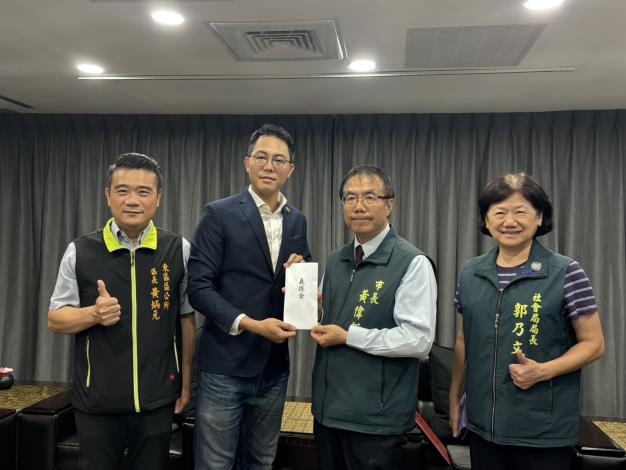 日本熊本縣菊池市暖心義助　臺南東區與菊池情誼再深化