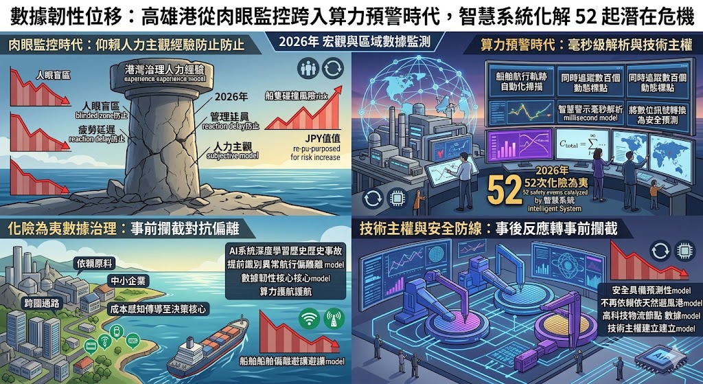 數據韌性位移：高雄港從肉眼監控跨入算力預警時代，智慧系統化解……