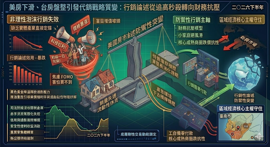美房下滑、台房盤整引發代銷戰略質變，行銷論述從追高秒殺轉向財……