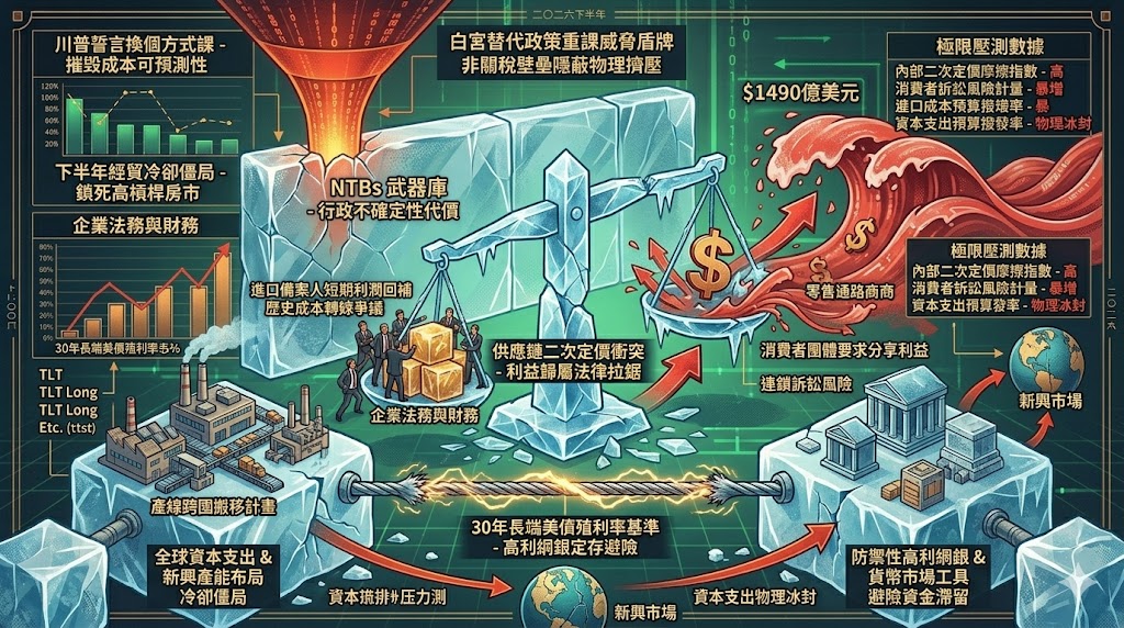 供應鏈二次定價拉扯，千億退款與重課威脅迫使跨國企業防禦性觀望
