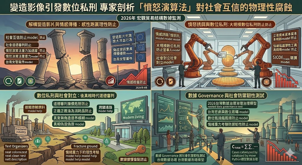 變造影像引發數位私刑 專家剖析「憤怒演算法」對社會互信的物理……