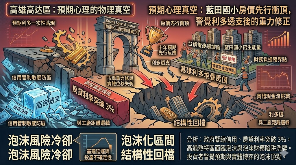 預期心理的物理真空：藍田國小房價先行衝頂，警覺利多透支後的重……