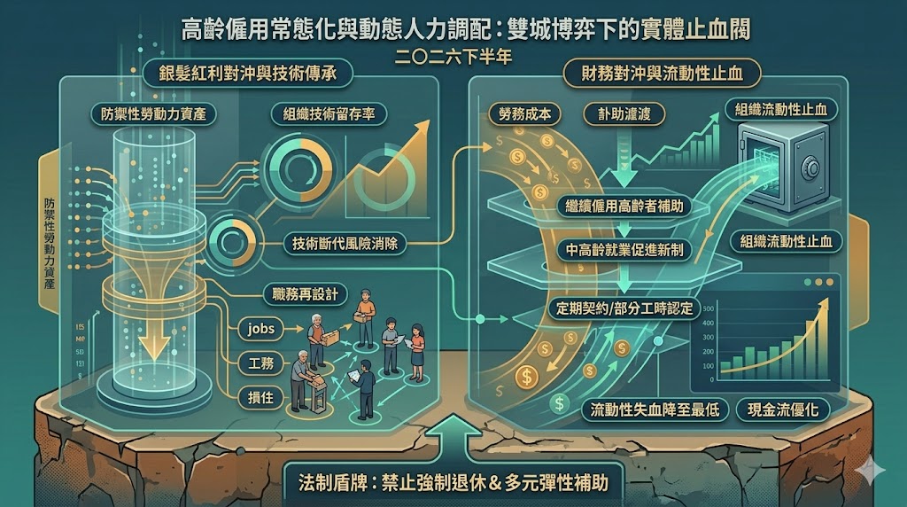 銀髮紅利對抗人才荒,製造與服務業轉向防禦性勞動力資產止血