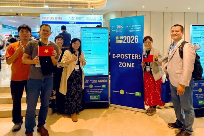 臺南市動保處豬病研究躍上國際舞台 首度於第28屆國際豬病學會大……