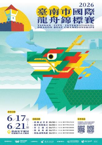 總獎金破150萬！臺南市國際龍舟賽逾四千名參賽 吸引使節團10國及……