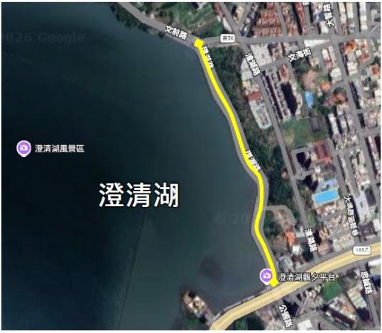 澄清湖環湖路(文前路至大埤路)步道建置工程開工 打造友善安全水岸休憩環境