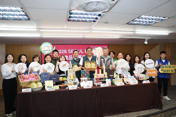 前進2026首爾國際食品展　黃偉哲組「台南隊」向全球買主展現台南……