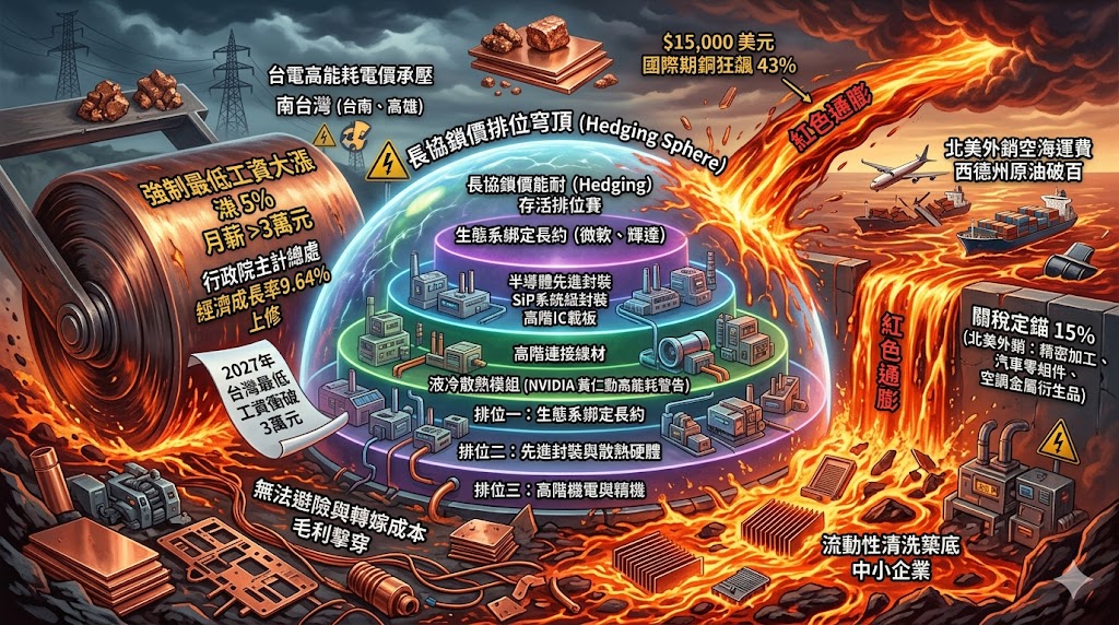 15,000美元紅色通膨夾擊基本工資大漲，南台灣高階封裝與散熱硬體……