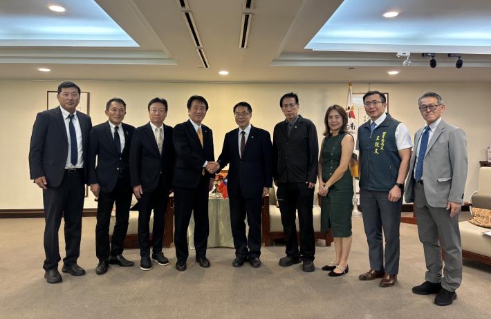 能美市訪團蒞府拜會 黃偉哲盼開展兩市交流