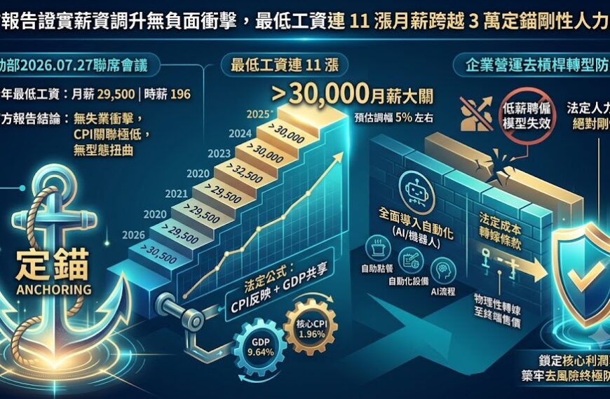 官方報告證實薪資調升無負面衝擊，最低工資連 11 ...
