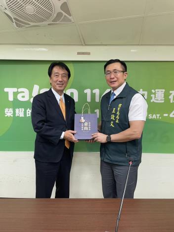日本能美市商工會訪問團拜會臺南市政府體育局 深化臺日體育交流……