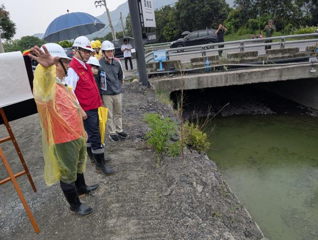 豪雨來襲前強化山區整備 陳其邁市長視察災後復建、土石流防治及……