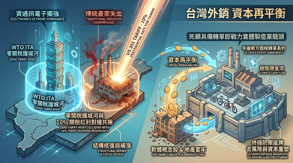 8 大傳產喜迎 10% 關稅紅利對撞資通訊零關稅護城河，台灣外銷迎……