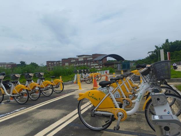 關廟湯山營區陸軍砲指部YouBike站正式啟用
