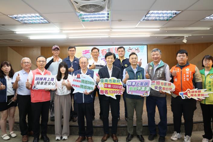 南市機車駕訓參與踴躍 市府增額補助1,000名 鼓勵先駕訓再上路