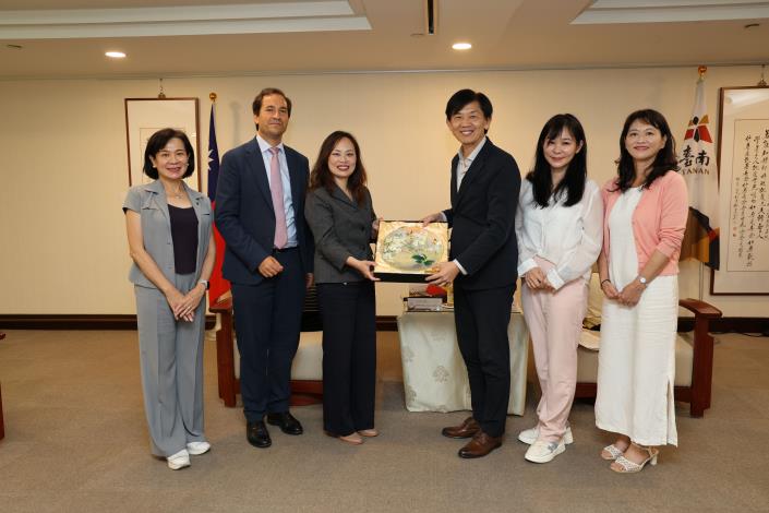 魯汶市新任廖祐均市議員返台  拜訪姊妹市臺南討論未來合作機會