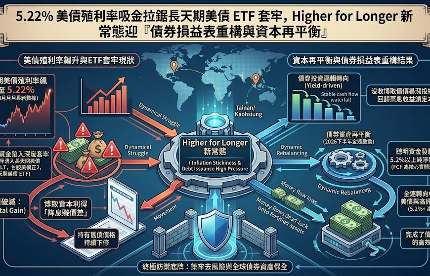 5.22% 美債殖利率吸金拉鋸長天期美債 ETF ...