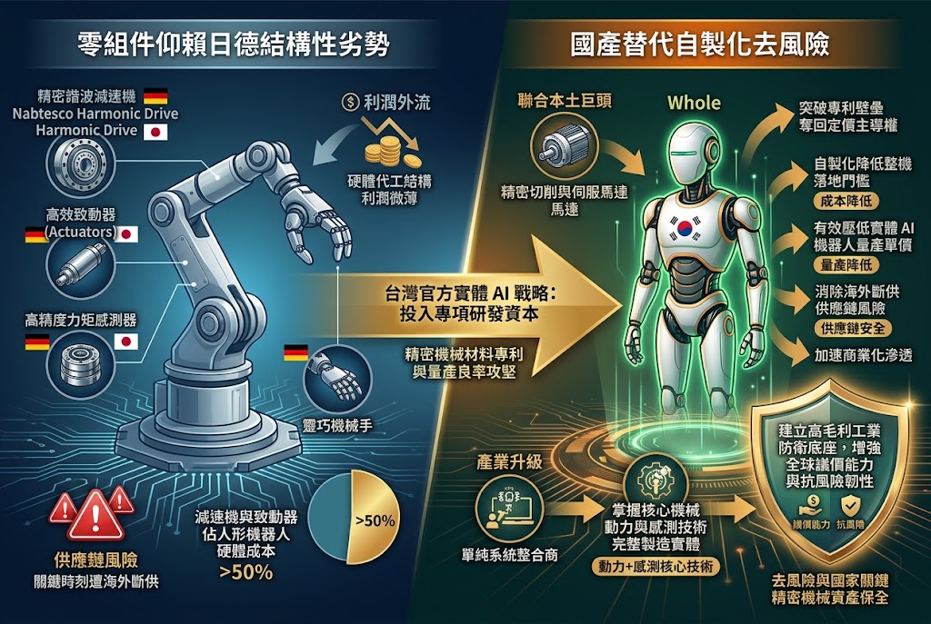關鍵零組件仰賴日德拉鋸國產替代,南韓機器人鏈迎自製化去風險