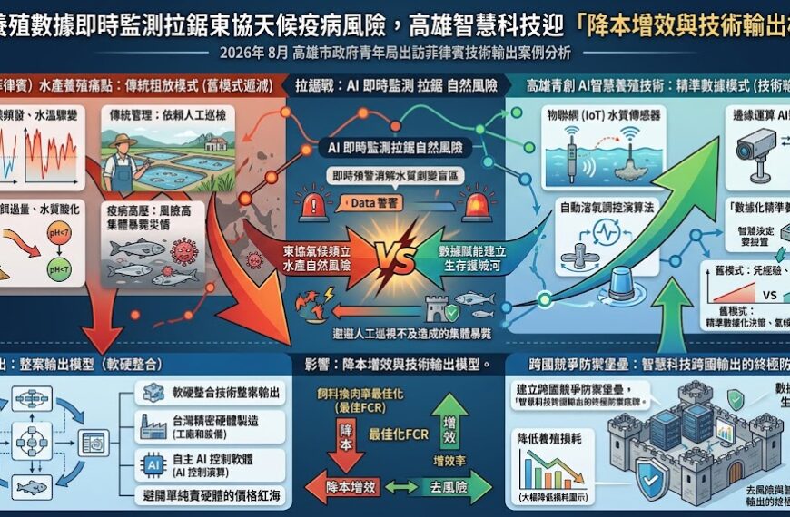 AI 養殖數據即時監測拉鋸東協天候疫病風險，高雄智慧科技迎「降……