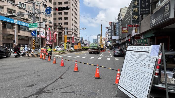 永康污水建設持續推進，中華路開挖施工拚年底完成管線布設