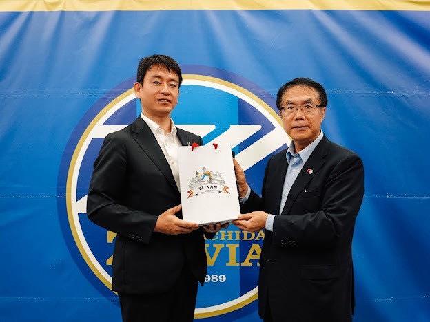 黃偉哲拜會東京都町田市長，雙方暢談盼開啟各式交流
