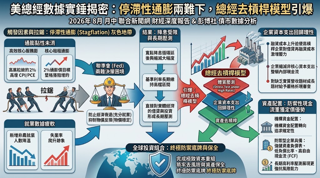 通膨黏性未消拉鋸就業數據疲軟，聯準會降息空間受限引爆「總經去……