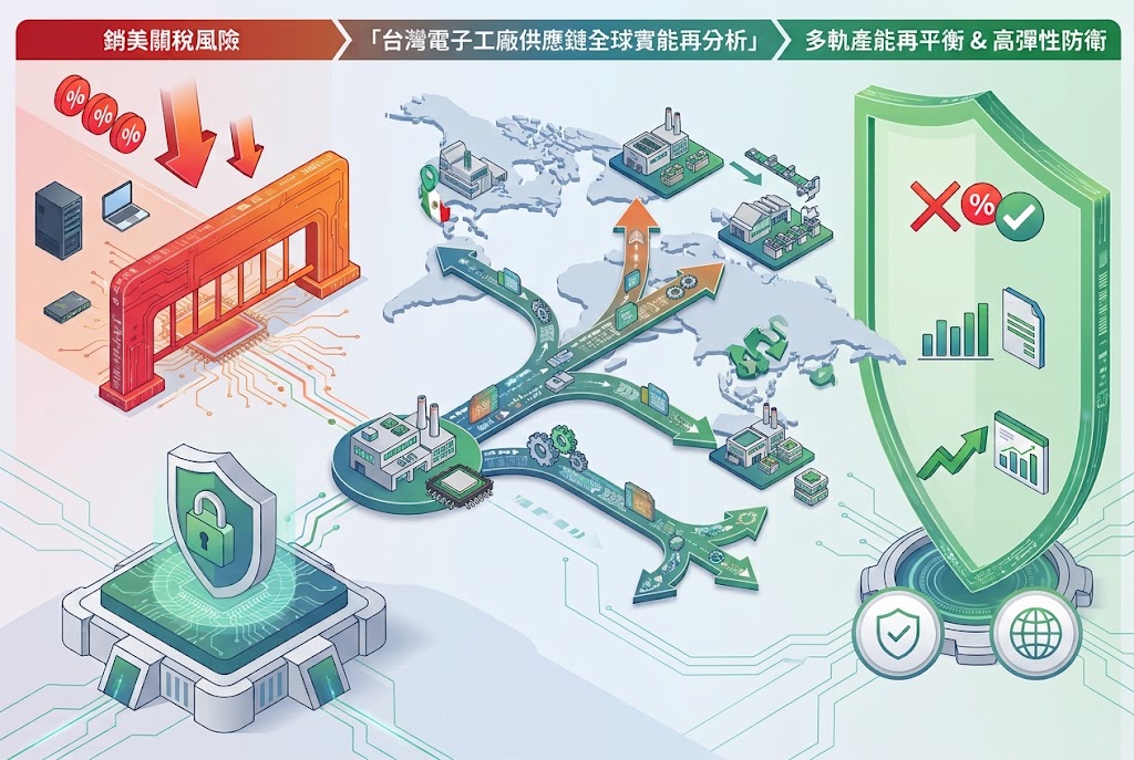 伺服器筆電面臨關稅拉鋸 台系代工鏈迎美墨加產能配置