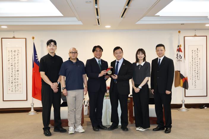 深化花火情誼 日本靜岡縣沼津市長頼重秀一率團拜會台南市政府