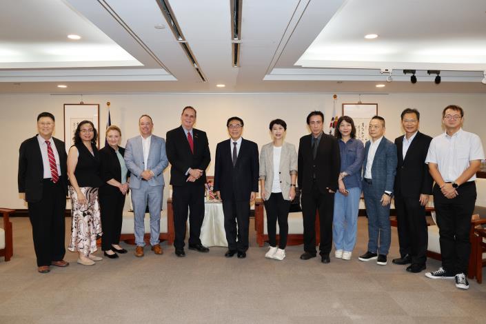 美國錢德勒市訪台南慶締盟十周年 黃偉哲盼再創交流新篇章