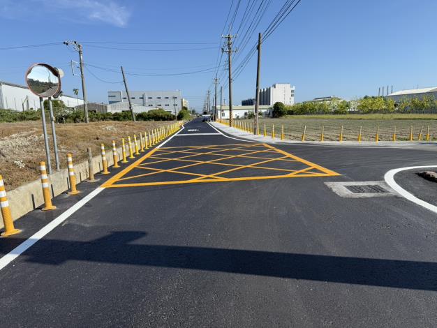 路竹區長興路社區農路改善工程完工 改善長興路淹水