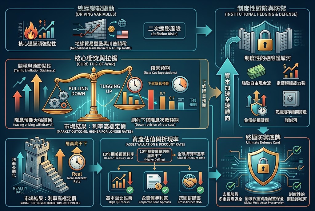 關稅推升通膨黏性拉鋸降息預期，市場迎利率高檔定價