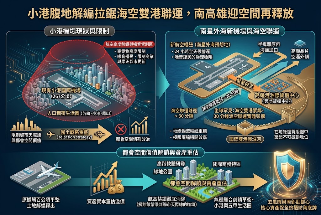 小港腹地解編拉鋸海空雙港聯運,南高雄迎空間再釋放