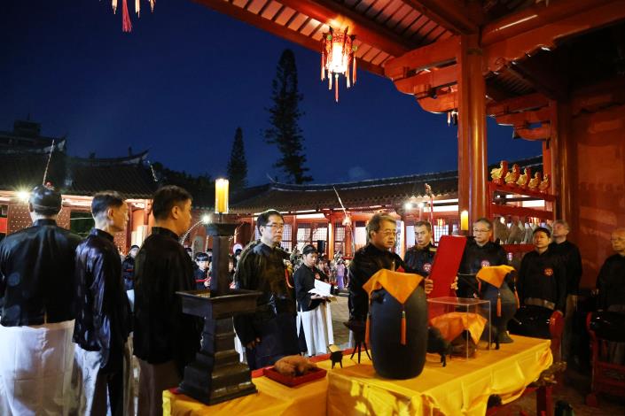 台南孔廟秋祭依循古禮登場 黃偉哲盼傳承文化與尊師重道精神